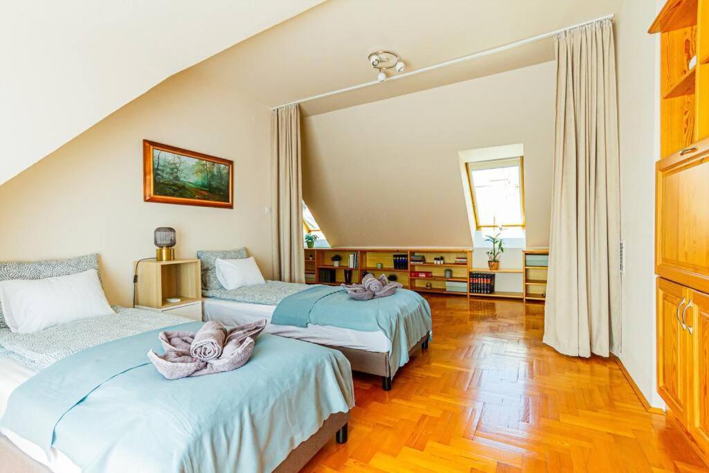 Roomy Apartment 80Sqm At City Center Free Parking Space, Ac & Balcony Будапешт Экстерьер фото